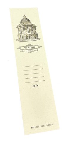 Oxford Collection Letterpressed Bookmark